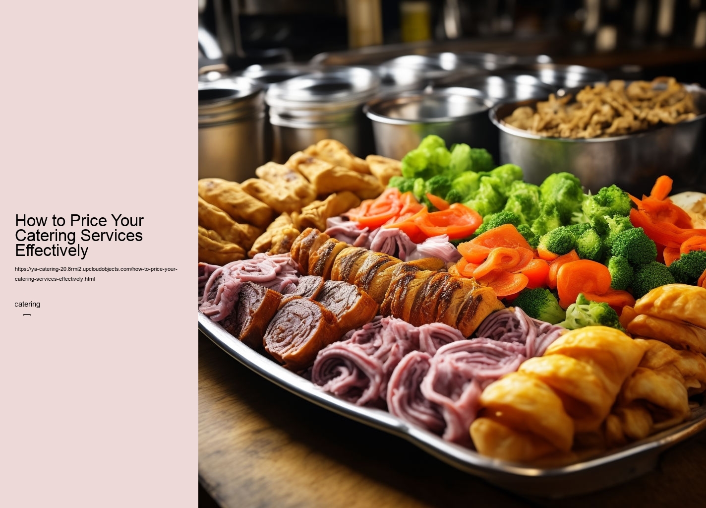 How to Price Your Catering Services Effectively